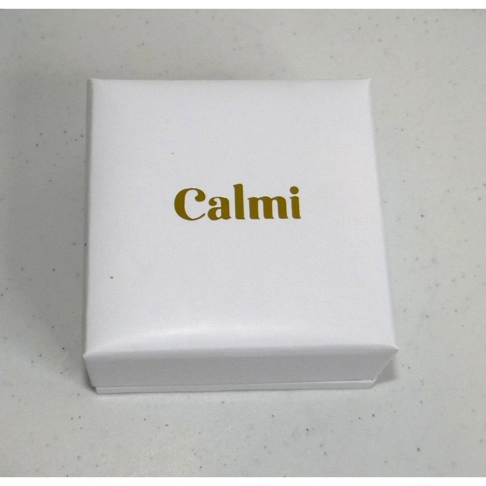 Calmi Silver Tone Wide‎ Band Rings
